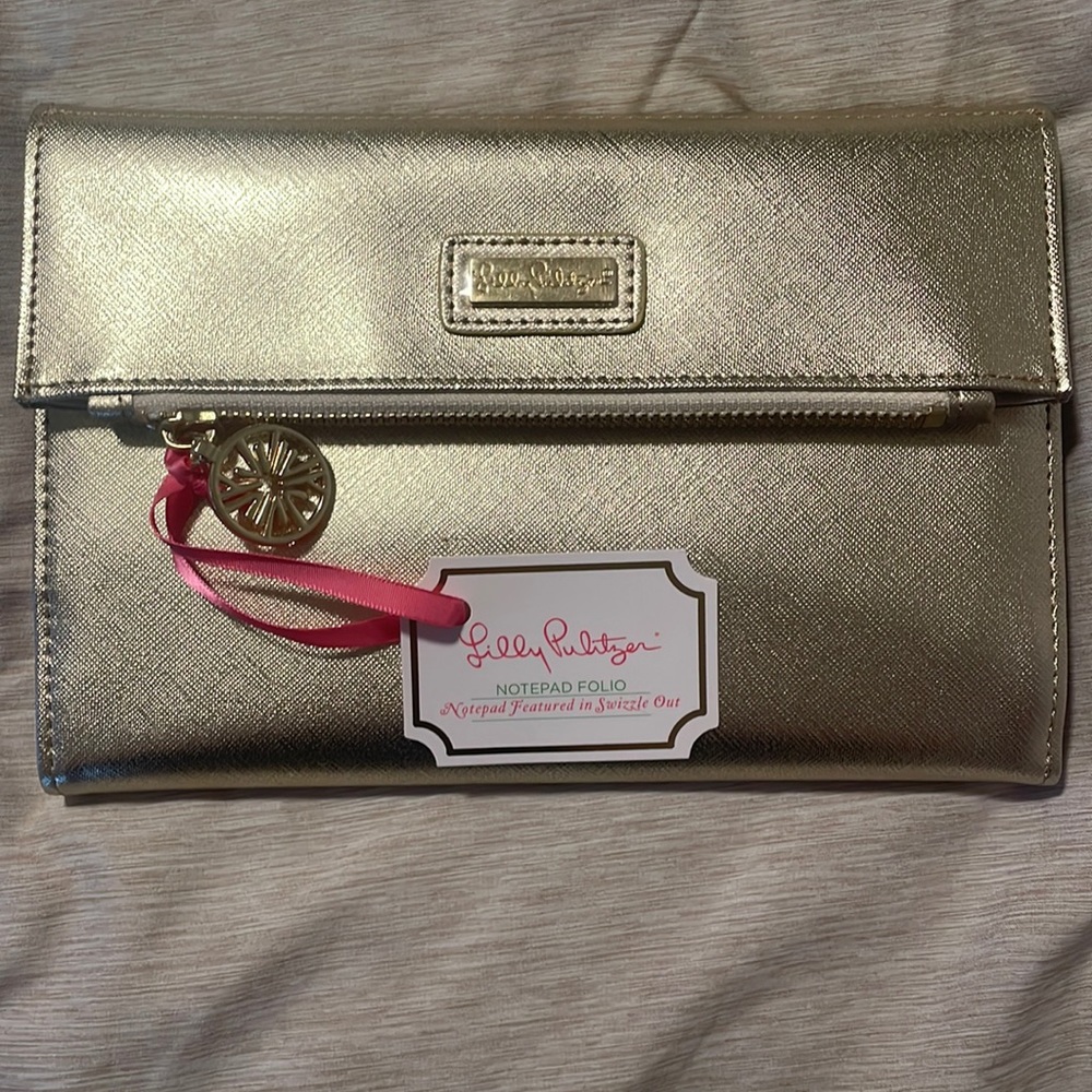 NWT Lilly Pulitzer Note Pad Folio
